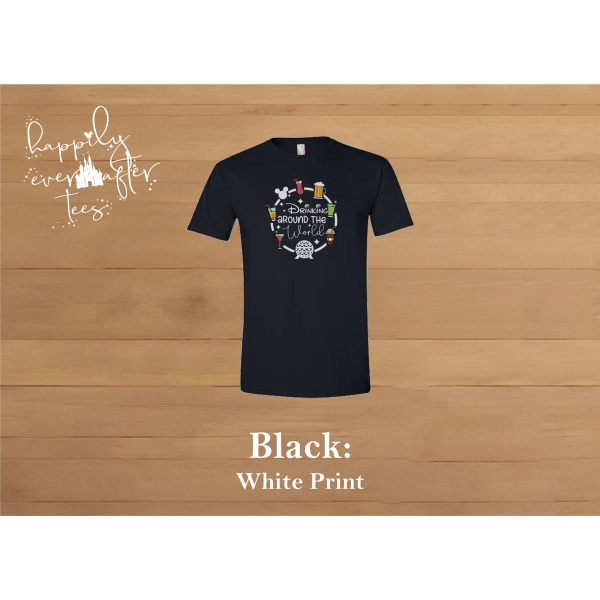 Drinking Around the World Tee<BR> 6 COLOURS AVAILABLE - Image 4