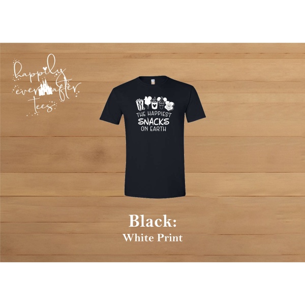 Happy Snacks Tee<BR> 8 COLOURS AVAILABLE - Image 5
