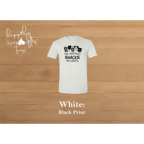 Happy Snacks Tee<BR> 8 COLOURS AVAILABLE - Image 6