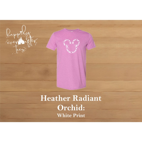 Mouse Hearts Softstyle Tee<BR> 6 COLOURS AVAILABLE - Image 5