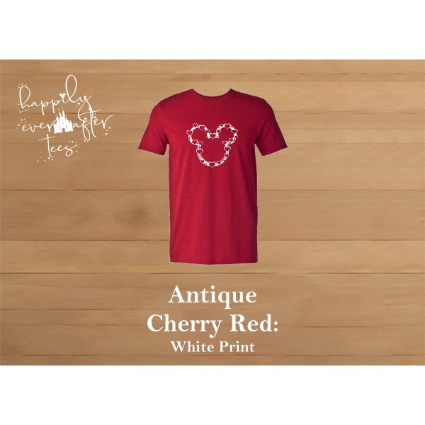 Mouse Hearts Softstyle Tee<BR> 6 COLOURS AVAILABLE - Image 6