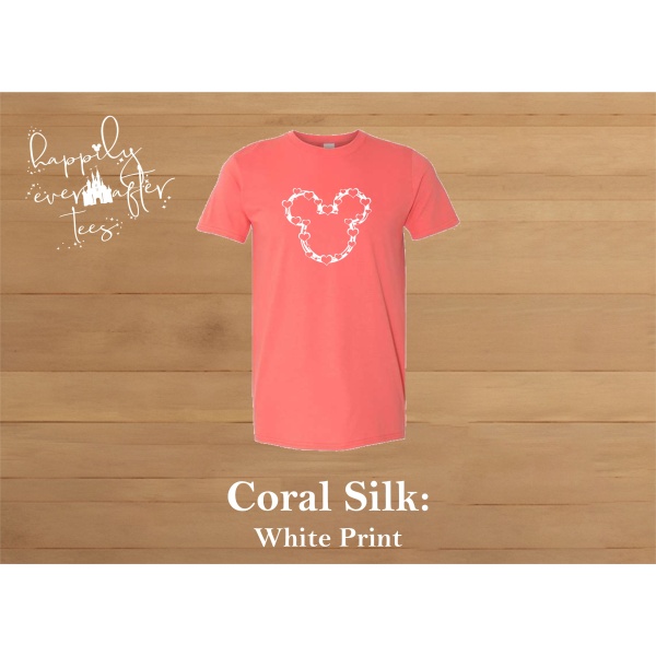 Mouse Hearts Softstyle Tee<BR> 6 COLOURS AVAILABLE - Image 7