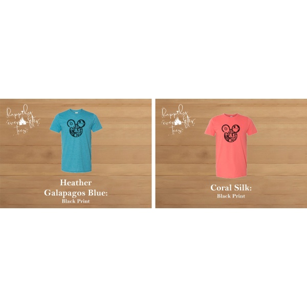 Mouse Meets Star Wars Tee<BR> 8 COLOURS AVAILABLE - Image 4