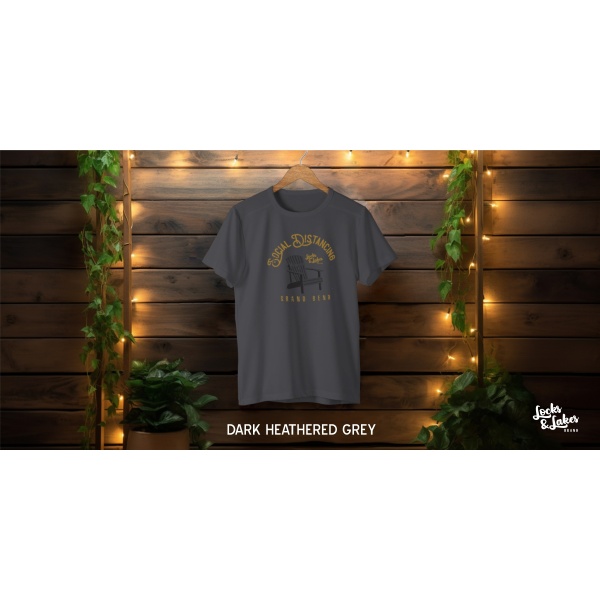 Social Distancing Tee<BR> 5 COLOURS AVAILABLE - Image 5