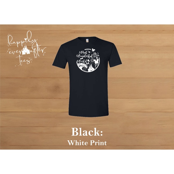 Wonderful World Tee<BR> 8 COLOURS AVAILABLE - Image 10