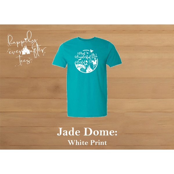 Wonderful World Tee<BR> 8 COLOURS AVAILABLE - Image 4